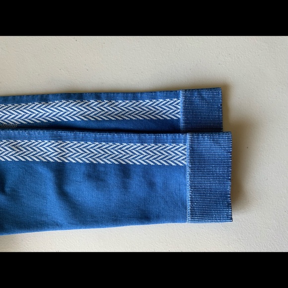 Fabletics High-Waisted Seamless Check Legging blue M UEC - Picture 6 of 11